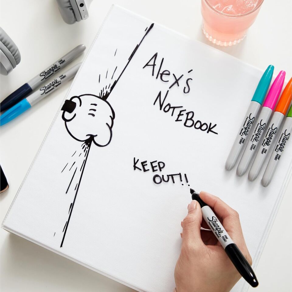 Sharpie Fine Permanent Markör 12 Li Karışık Blister