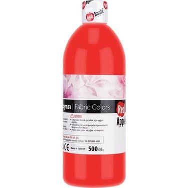 Red Apple Kumaş Boyası 500 ml Kırmızı