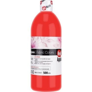 Red Apple Kumaş Boyası 500 ml Kırmızı