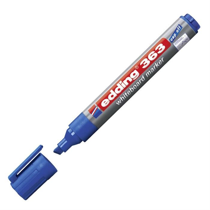 Edding 363 Beyaz Tahta Kalemi Cap Off Mavi