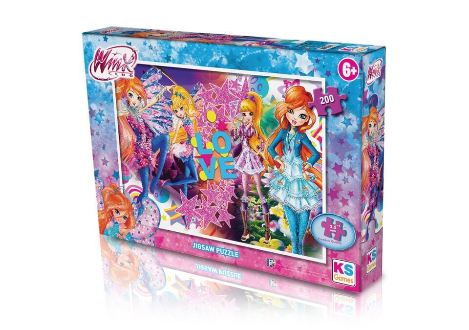 Ks Games 200 Parça Puzzle Winx