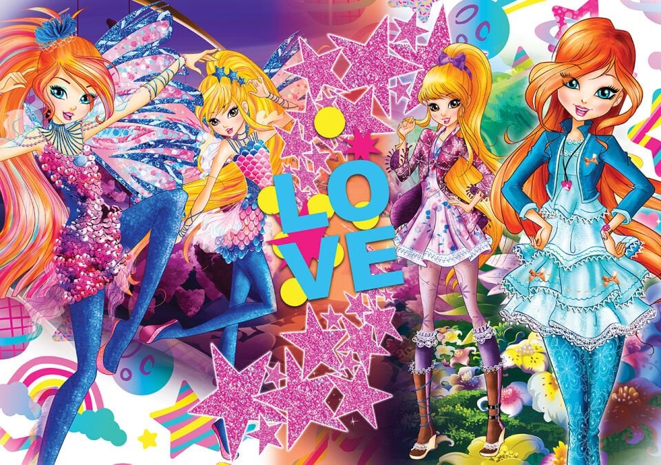 Ks Games 200 Parça Puzzle Winx