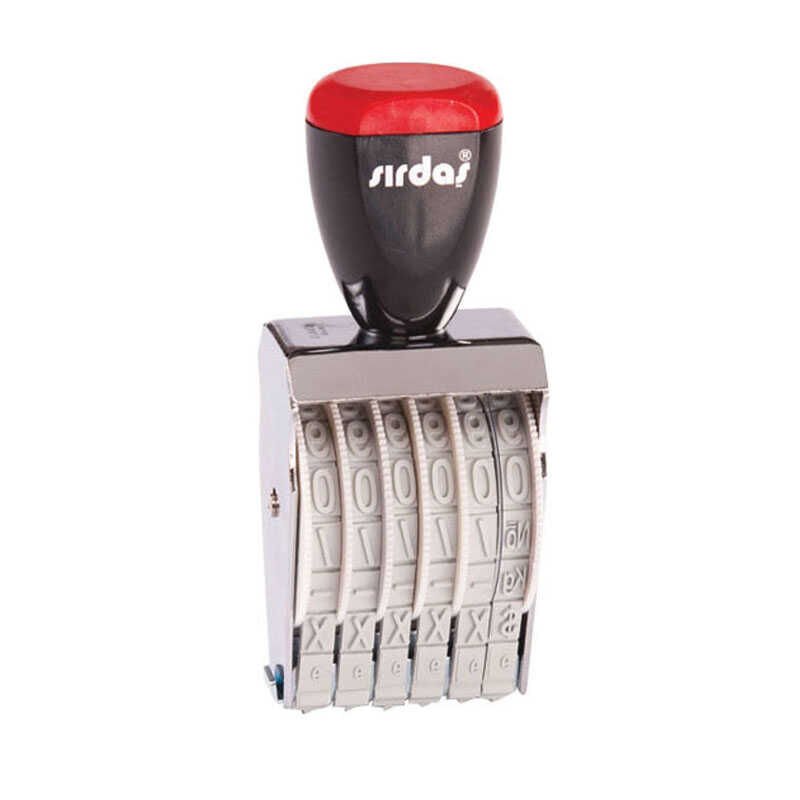 Sırdaş Numaratör 9 Mm 6 Hane