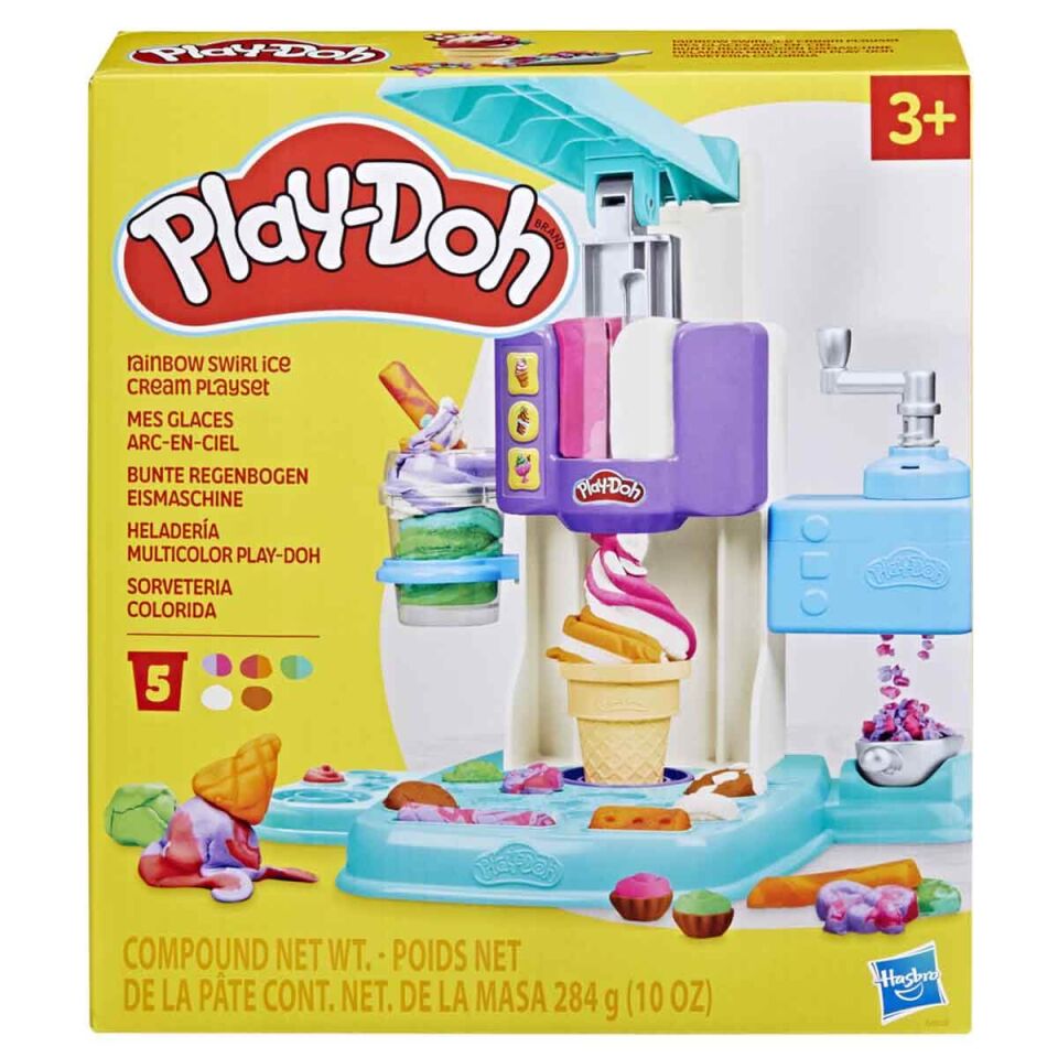 Playdoh Rainbow Swirl Ice Cream Plays