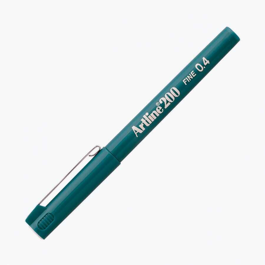 Artline 200N Fine Keçe Uçlu Yazı Kalemi Uç:0,4 Mm Turkuaz
