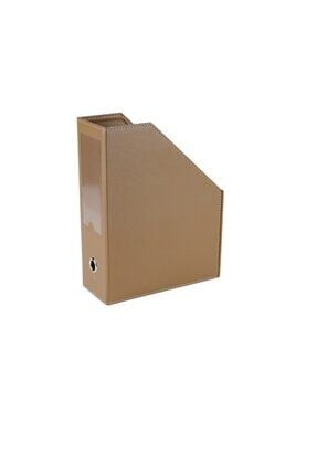 2K Magazinlik Suni Deri Masa Üstü A4 9 Cm Geniş 384-9 Vizon 23x30 Cm