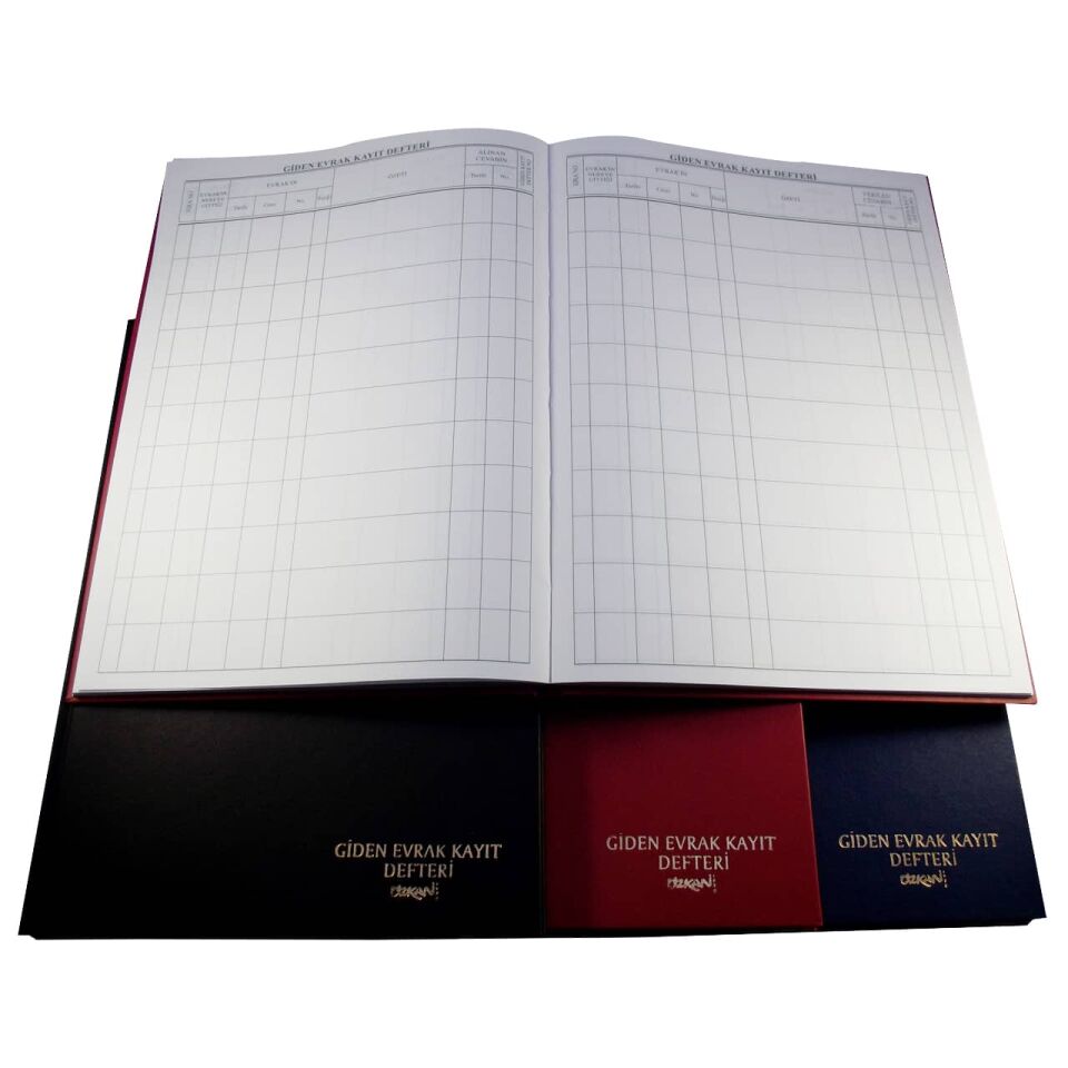 Özkan Giden Evrak Defteri Ciltli 144 Yaprak