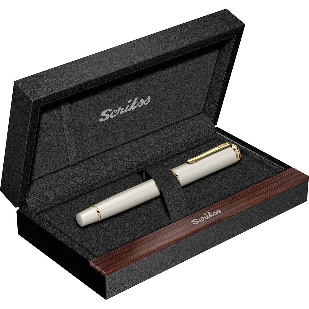 Scrikss Dolma Kalem Fortune Beyaz Altın M Uç