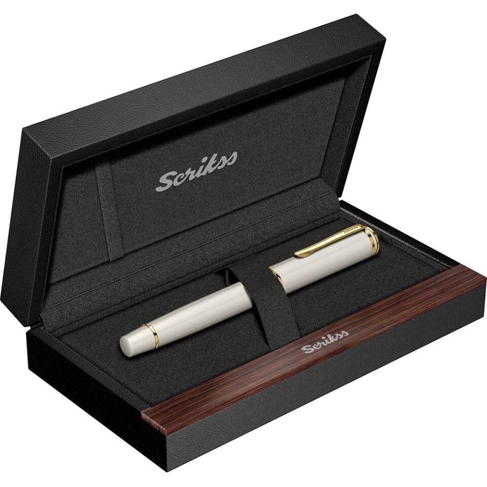 Scrikss Dolma Kalem Fortune Beyaz Altın M Uç