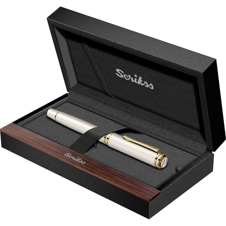 Scrikss Dolma Kalem Fortune Beyaz Altın M Uç