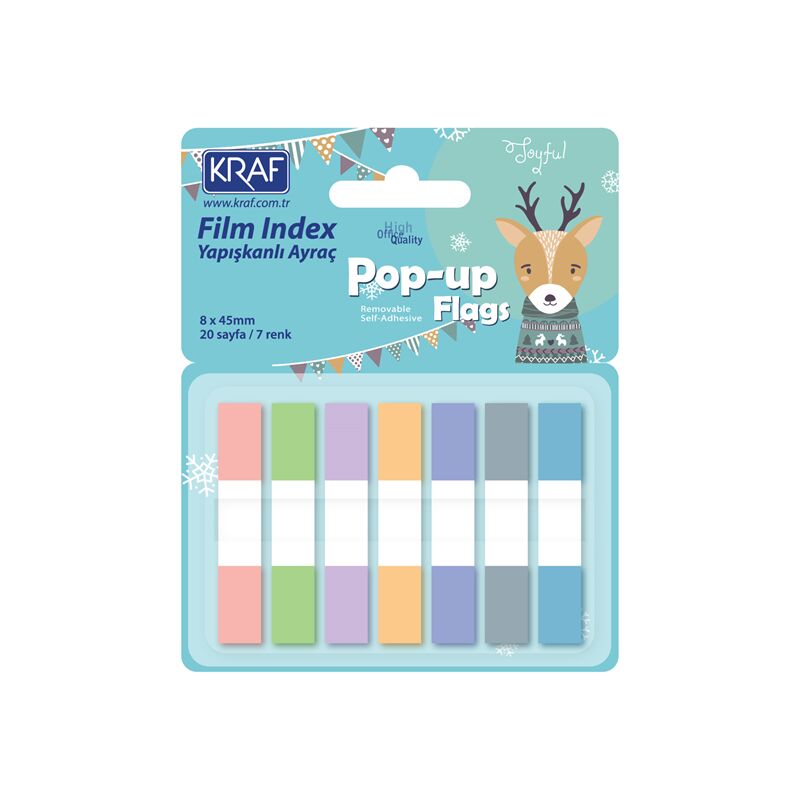 Kraf İndex Film 8x45 Pop-up 7 Renk