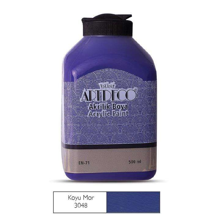 Artdeco Akrilik Boya 500 Ml Koyu Mor 3048