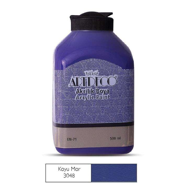 Artdeco Akrilik Boya 500 Ml Koyu Mor 3048