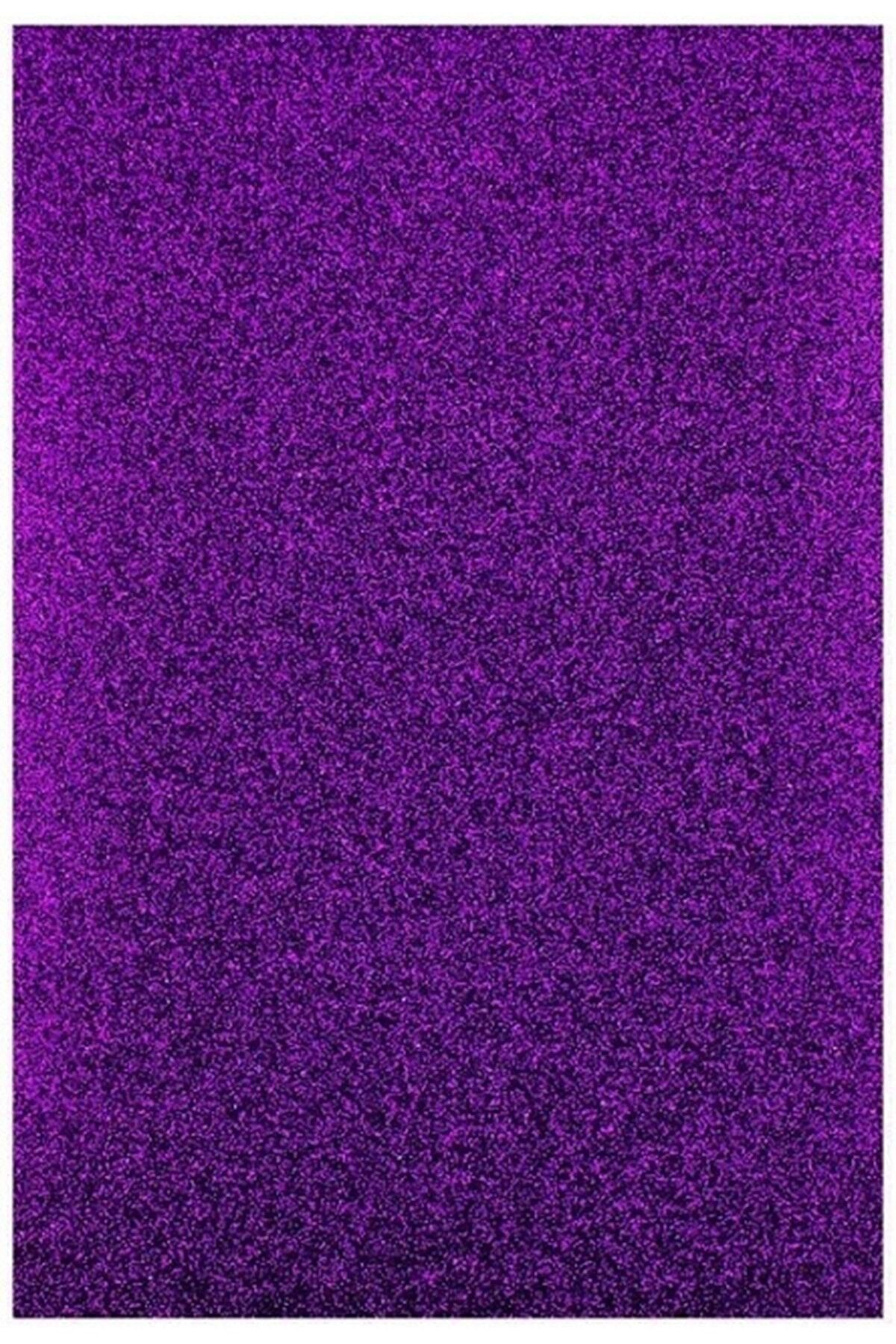 Alex Fon Kartonu Simli 50x70 Cm Mor