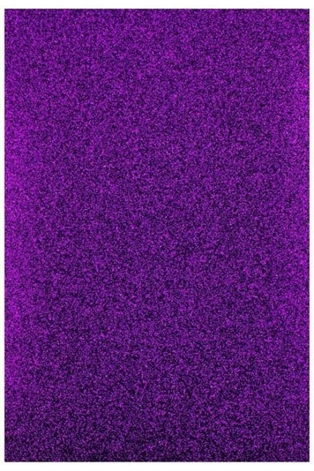 Alex Fon Kartonu Simli 50x70 Cm Mor