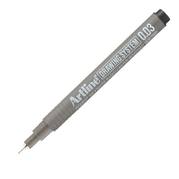 Artline Drawing System 0.03 Çizim Kalemi Uç:0,03 Mm Siyah