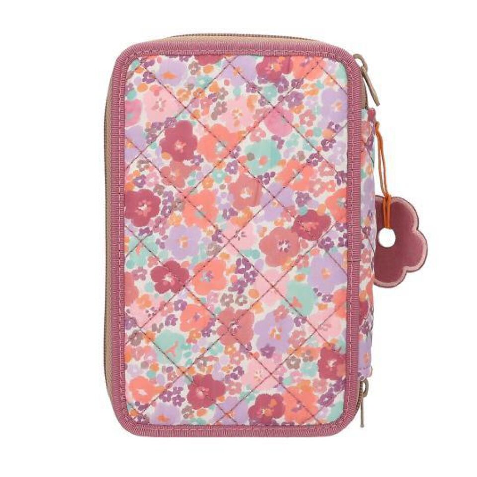 Top Model Dolu Kalemkutusu Çiçek Desenli