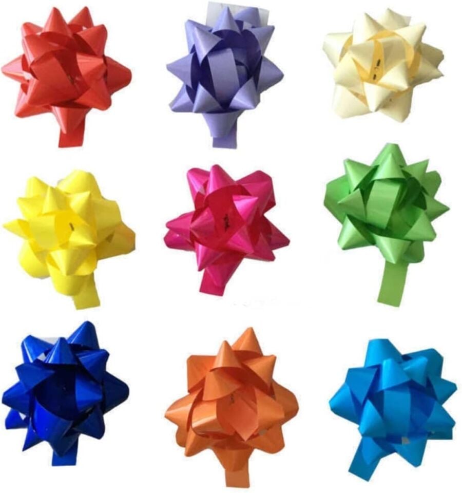 Astaş No 2 Yıldız Rafya Metalik Karışık 100 Lü