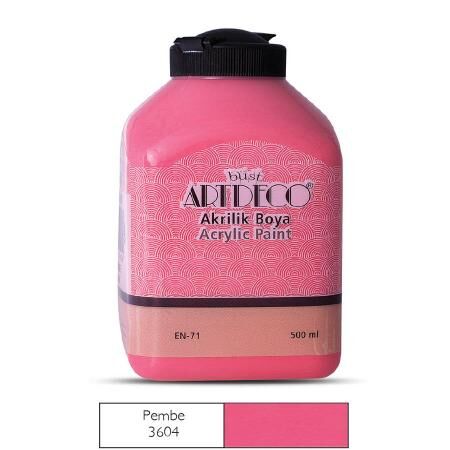 Artdeco Akrilik Boya 500 Ml Pembe 3604