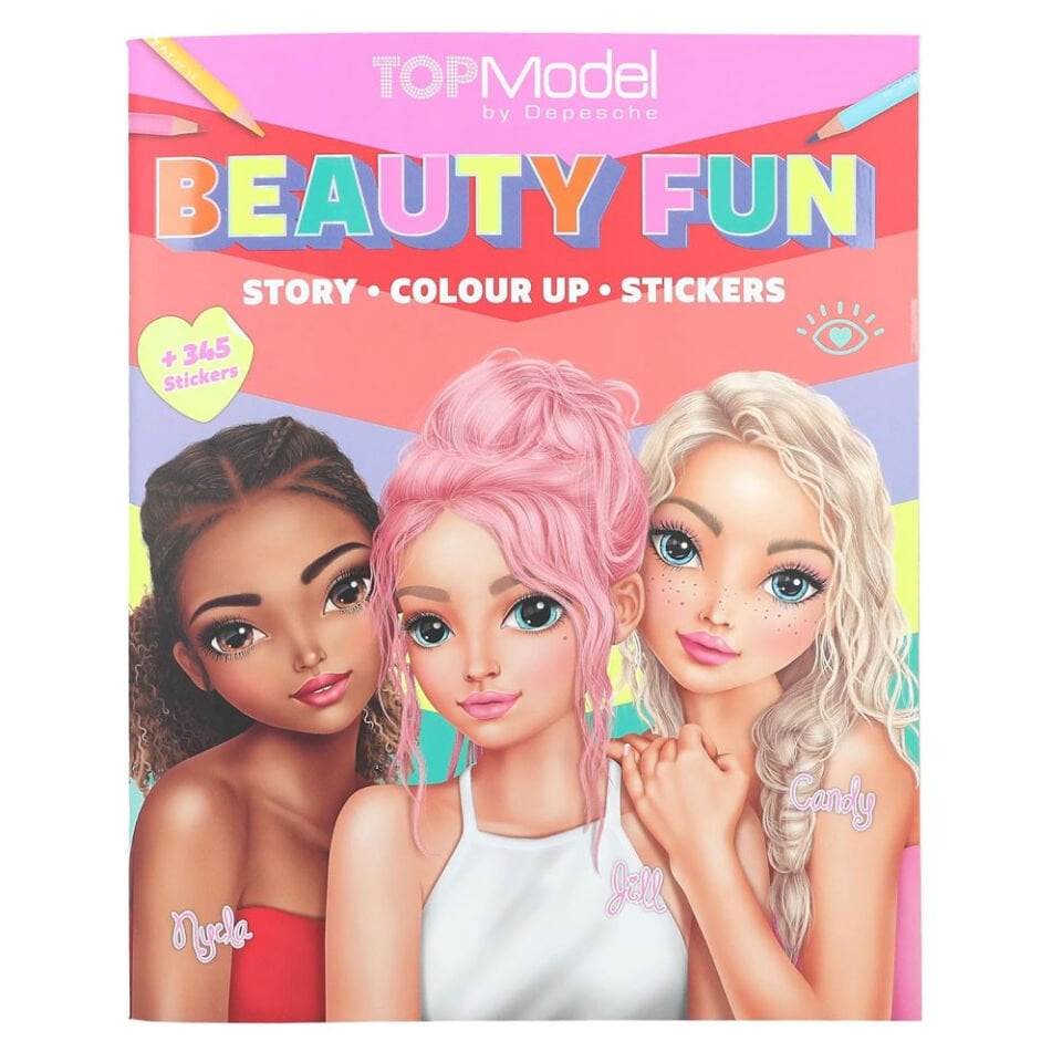 Top Model Güzellik Ve Eğlence Boyama Kitabı