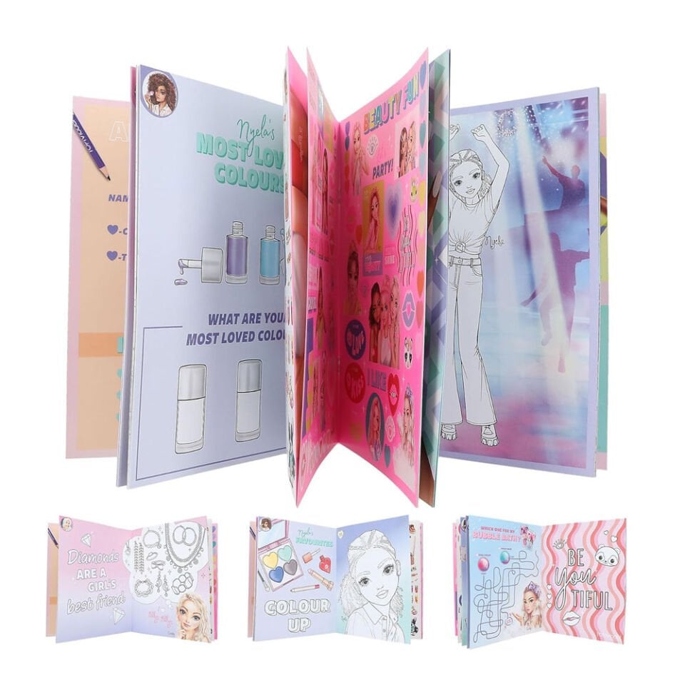 Top Model Güzellik Ve Eğlence Boyama Kitabı