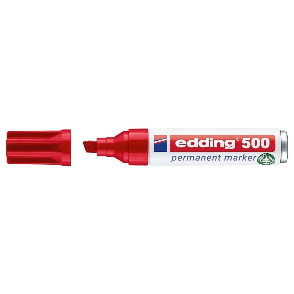 Edding 500 Permanent Markör Kırmızı