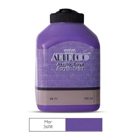 Artdeco Akrilik Boya 500 Ml Mor 3608