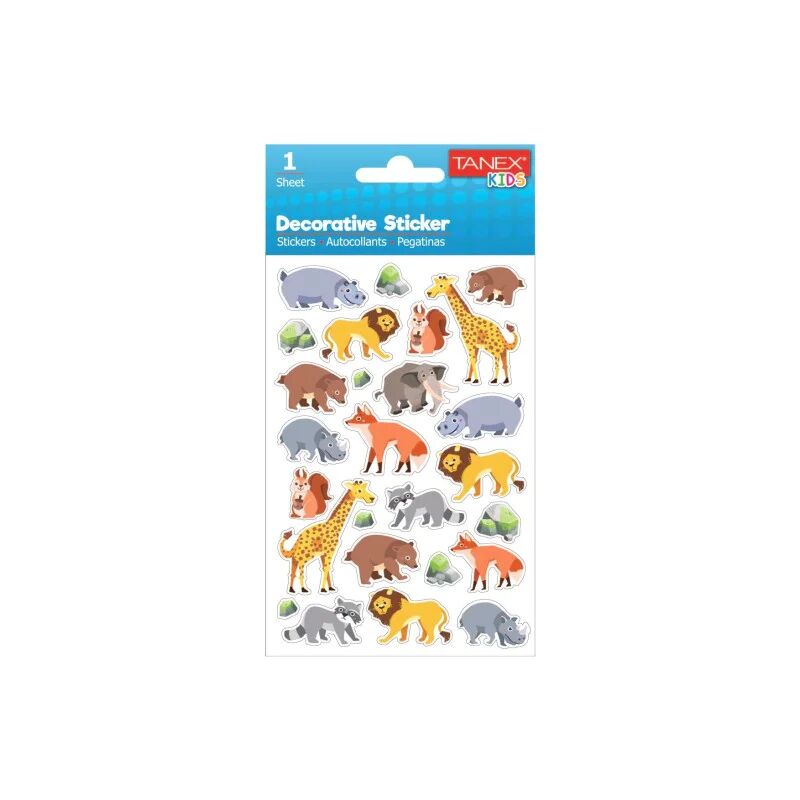 Tanex Tnx-25066 Orman Hayvanları Serisi Etiket