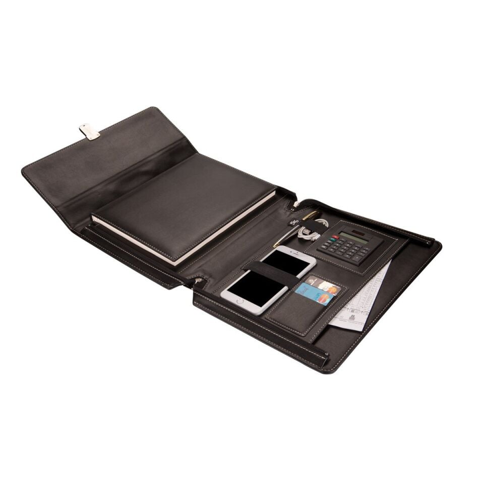 2K Organizer Ajanda Tarihsiz Kareli 4493 Kahverengi 28x34,5 Cm