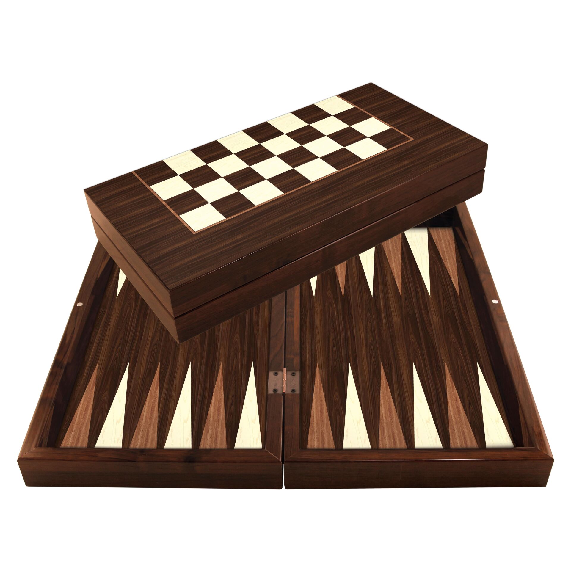 Star Parlak Profil Oregon Ceviz Tavla Takımı