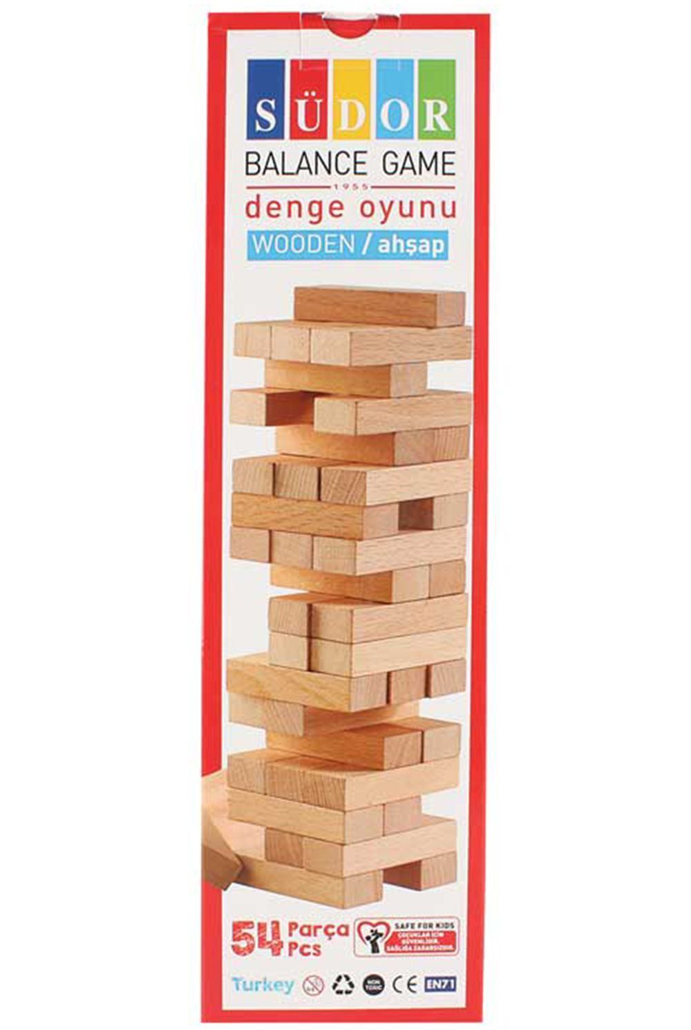 Südor Ahşap Denge Oyunu Naturel