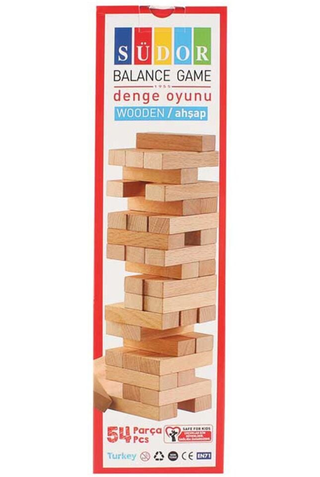 Südor Ahşap Denge Oyunu Naturel