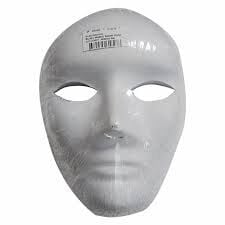 Bu-Bu Maske İnsan Yüzü Orta