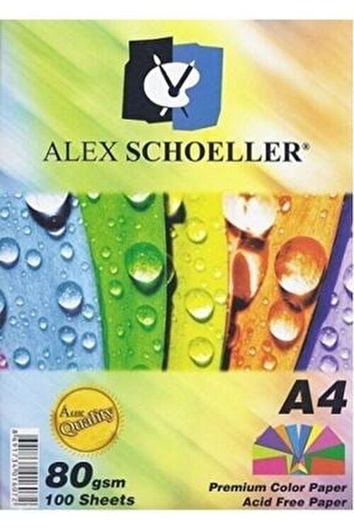 Alex Fotokopi Kağıdı 10 Renk A4 100 Lü Karışık Alx-779