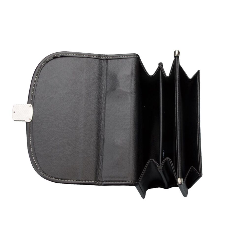 2K Evrak Çantası 3 Cepli Yatay 4790Y Siyah 22x25 Cm