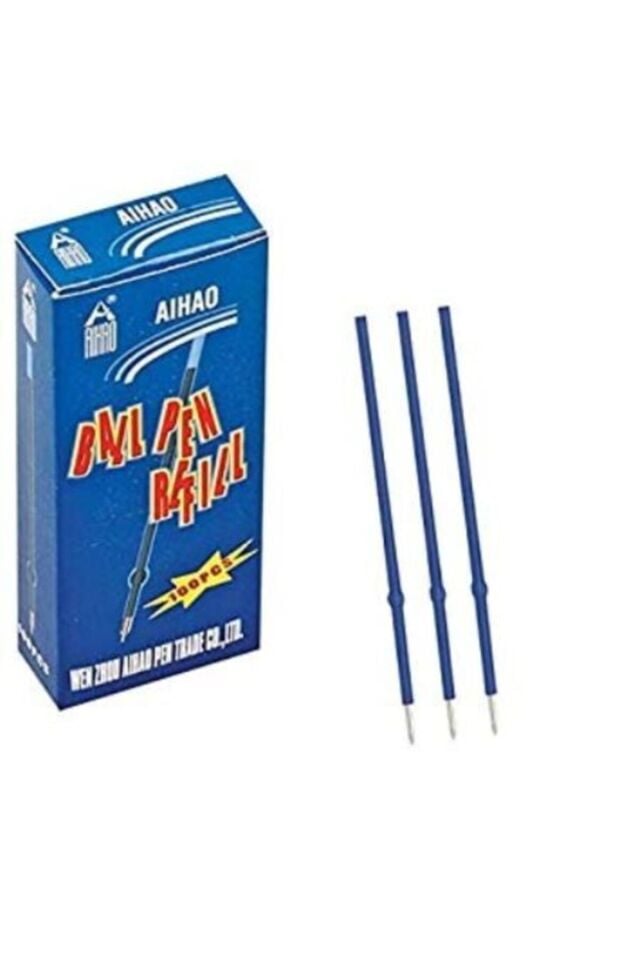 Aihao Kalem İçi 107x20 Mavi Tükenmez Kalem Refili
