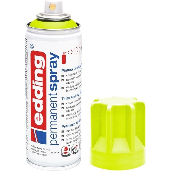 Edding Permanent Akrilik Spray Neon Yellow 965