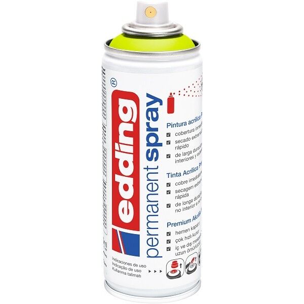 Edding Permanent Akrilik Spray Neon Yellow 965