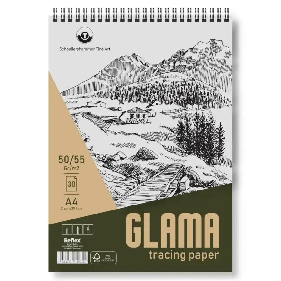 Güven Art Schoellershammer Glama Tracing Paper Pad A4 60 Gr