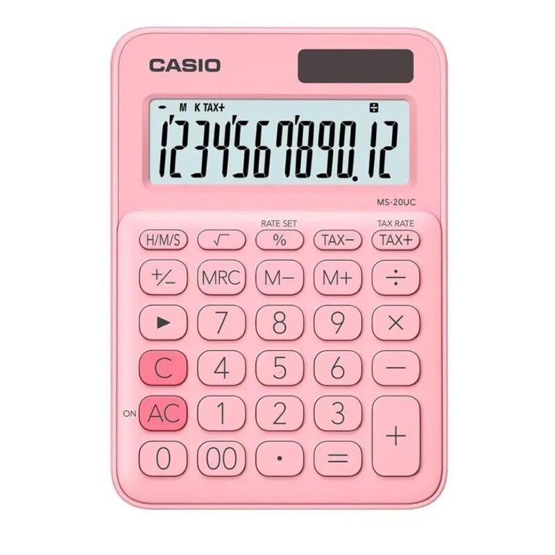 Casio Hesap Makinesi Masaüstü Ms-20Uc-Pk 12 Hane