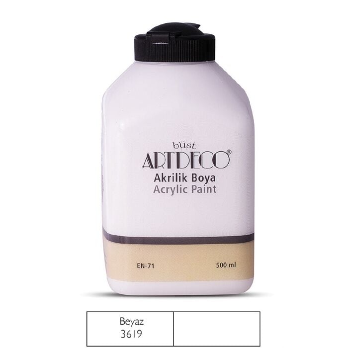Artdeco Akrilik Boya 500 Ml Beyaz 3619