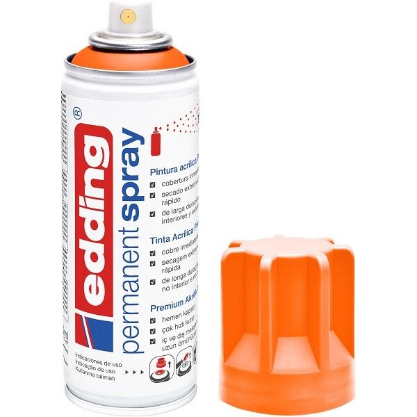Edding Permanent Akrilik Spray Neon Orange 966