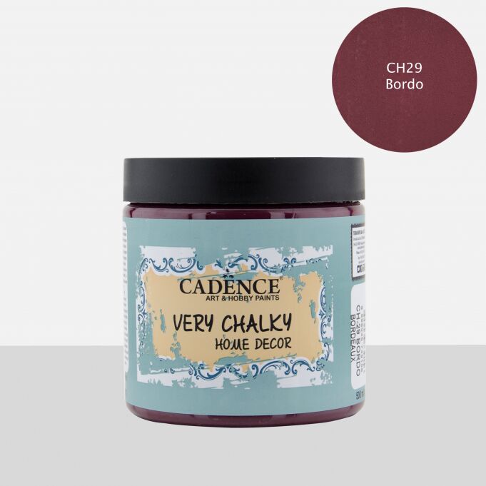 Cadence Very Chalky Home Decor Ch-29 Bordo 500 Ml