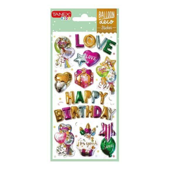 Tanex Tnx-26010 Balon-10 Serisi Etiketi