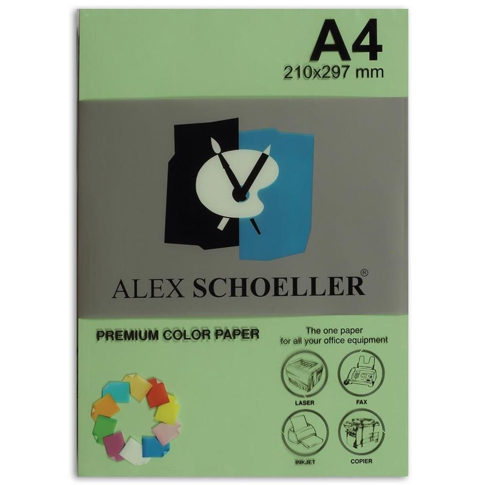 Alex Fotokopi Kağıdı A4 500 Lü Yeşil Alx-590
