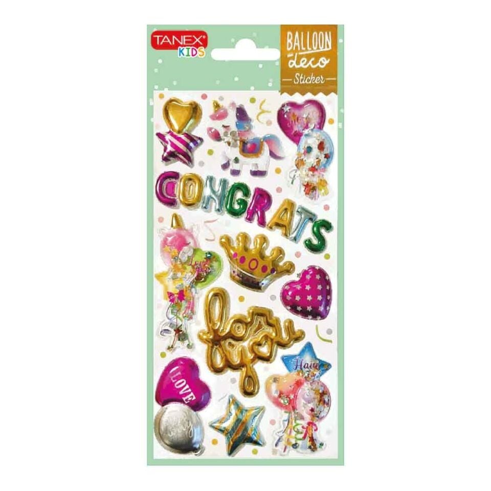 Tanex Tnx-26011 Balon-11 Serisi Etiketi