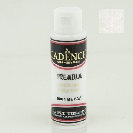 Cadence Premıum Akrilik Boya 0001 Beyaz 25 Ml