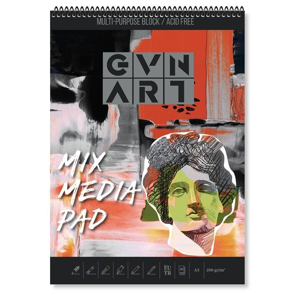 Güven Art Mix Media Defter A3 200gr 20yp