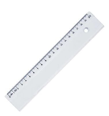 Hatas Ekonomik Öğrenci Cetveli Neon Şeffaf 20 Cm