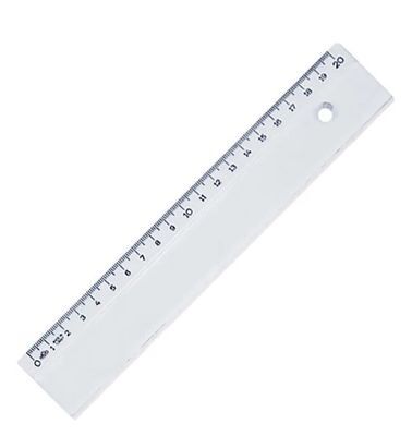 Hatas Ekonomik Öğrenci Cetveli Neon Şeffaf 20 Cm